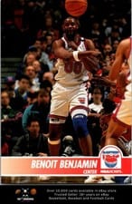 1994-95 Hoops Base Set Benoit Benjamin #131 card