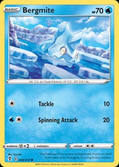 Evolving Skies Bergmite #44 card