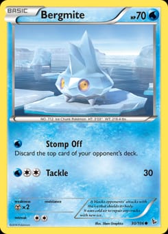 Flashfire Bergmite #30 card