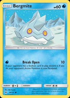 Forbidden Light Bergmite #29 card