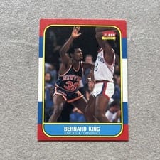 1986 Fleer Bernard King #60 card