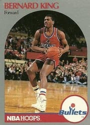 1990-91 Hoops Base Set Bernard King #300 card