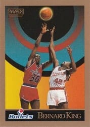 1990-91 SkyBox Base Set Bernard King #291 card