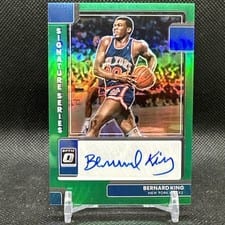 2022-23 Donruss Optic Signature Series Bernard King #SS-BKG card