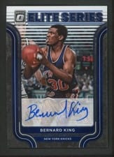2022-23 Donruss Optic The Elite Series Signatures Bernard King #ESS-BKG card
