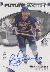 2020-21 SP Signature Edition Legends Base Set Bernie Federko #408 card
