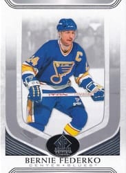 2020-21 SP Signature Edition Legends Base Set Bernie Federko #48 card