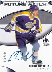 2020-21 SP Signature Edition Legends Base Set Bernie Nicholls #351 card