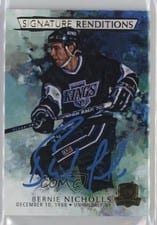2021-22 Upper Deck The Cup Signature Renditions Bernie Nicholls #SR-BN card
