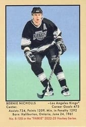 2022-23 Parkhurst Champions 51 Retros Bernie Nicholls #R-100 card