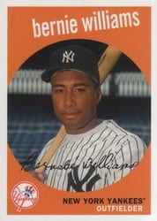 2018 Topps Archives Base Set Bernie Williams #84 card