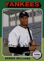 2019 Topps Archives Base Set Bernie Williams #107 card