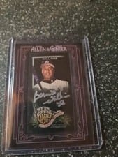 Bernie Williams 2022 Topps Allen & Ginter X Mini Black Frame Autographs card