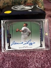 2023 Panini National Treasures Field Pass Signatures Bernie Williams #20 card