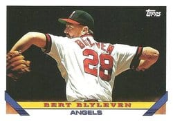 1993 Topps Base Set Bert Blyleven #48 card