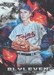 2018 Topps Fire Base Set Bert Blyleven #153 card
