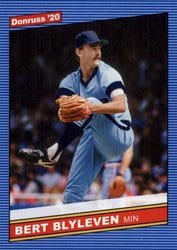 2020 Donruss Base Set Bert Blyleven #221 card