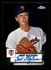 2021 Topps Chrome Platinum Anniversary Autographs Bert Blyleven #PA-BB card