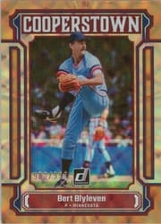 2023 Donruss Cooperstown Bert Blyleven #CT6 card