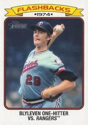 2023 Topps Heritage Baseball Flashbacks Bert Blyleven #BF-5 card