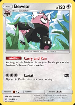 Cosmic Eclipse Bewear #182 card