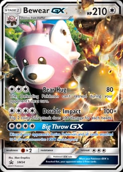 SM Black Star Promos Bewear-GX #SM34 card