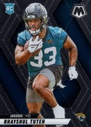 2025 Panini Mosaic Base Set Bhayshul Tuten #385 card