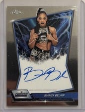 2026 Topps Chrome WWE Blue Brand Autographs Bianca Belair #BBA-BIA card