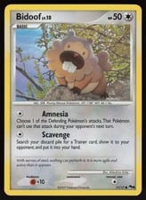 2007 POP Series 6 Bidoof #11 card
