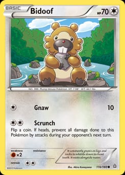 2015 Primal Clash Bidoof #116 card