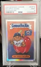 2024 Bowman Chrome Garbage Pail Kids Big Apple Acuna #BGP-10 card