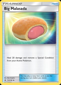 Sun & Moon Big Malasada #114 card