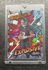 2023 Panini Absolute Explosive Bijan Robinson #44 card