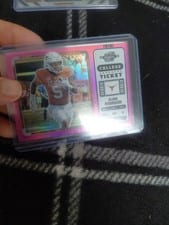 2023 Panini Chronicles Draft Picks Contenders Optic Bijan Robinson #9 card