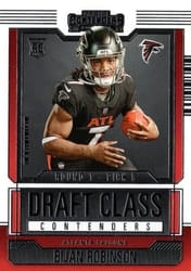 2023 Panini Contenders Draft Class Contenders Bijan Robinson #2 card