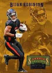 2023 Panini Contenders Rookie Stallions Bijan Robinson #10 card