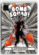 2023 Panini Donruss Bomb Squad Bijan Robinson #BS-25 card