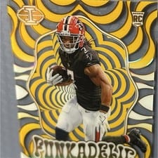 2023 Panini Illusions Funkadelic Bijan Robinson #12 card