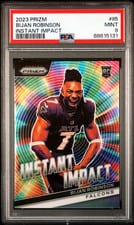 Bijan Robinson 2023 Panini Prizm Instant Impact card