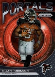 2023 Panini Prizm Portals Bijan Robinson #8 card