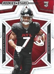 2023 Panini Rookies & Stars Base Set Bijan Robinson #104 card
