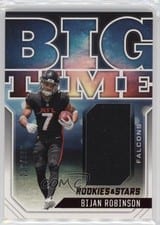 2023 Panini Rookies & Stars Big Time Bijan Robinson #BT-BR card