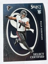 2023 Panini Select Certified Rookie Bijan Robinson #CRO-BRO card