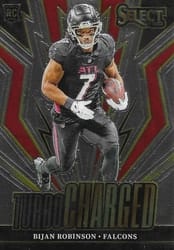 2023 Panini Select Turbocharged Bijan Robinson #6 card