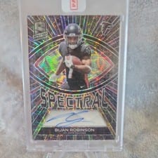 2023 Panini Spectra Spectral Signatures Bijan Robinson #4 card