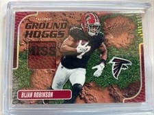 2024 Panini Absolute Ground Hoggs Materials Bijan Robinson #GHM-BRN card