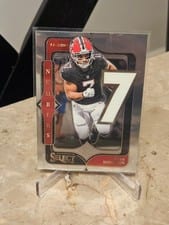 2024 Panini Select Select Numbers Bijan Robinson #3 card