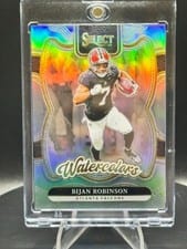 2024 Panini Select Watercolors Bijan Robinson #16 card