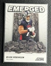 2024 Score Emerged Bijan Robinson #EM-BRN card