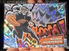 2025 Panini Absolute Kaboom! Horizontal Bijan Robinson #21 card
